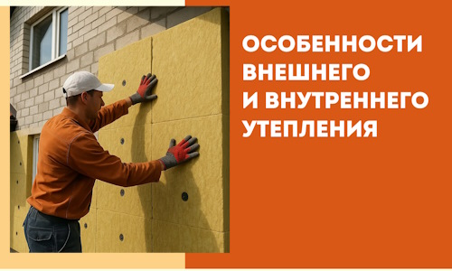 Какие особенности внешнего и внутреннего утепления в Ярцево