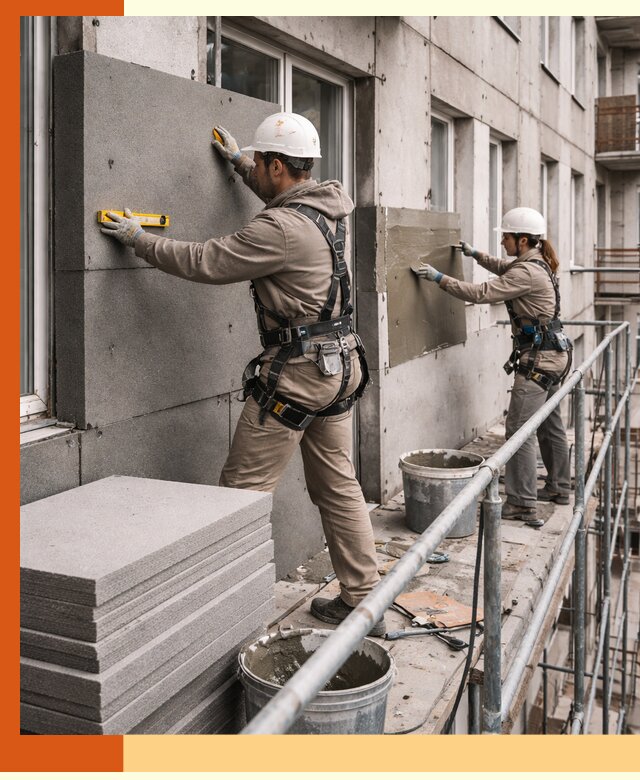 Утепление квартиры снаружи под ключ в Ярцеве